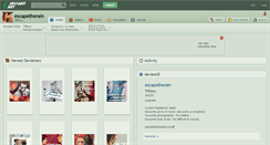 Desktop Screenshot of escapetherain.deviantart.com
