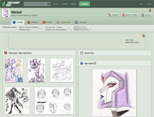 Tablet Screenshot of nansui.deviantart.com