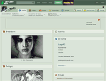 Tablet Screenshot of loga90.deviantart.com