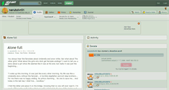 Desktop Screenshot of narutolvr01.deviantart.com