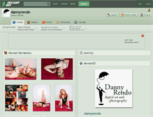 Tablet Screenshot of dannyrendo.deviantart.com