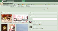 Desktop Screenshot of mademoiselle-pixelle.deviantart.com
