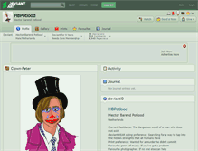 Tablet Screenshot of hbpotlood.deviantart.com