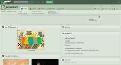 Desktop Screenshot of lumpyhearts.deviantart.com