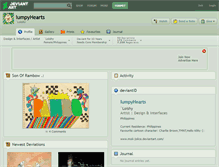 Tablet Screenshot of lumpyhearts.deviantart.com