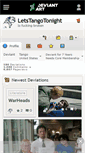 Mobile Screenshot of letstangotonight.deviantart.com