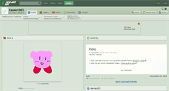 Desktop Screenshot of cassie1083.deviantart.com