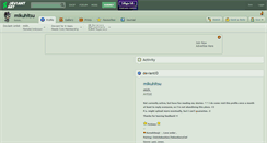 Desktop Screenshot of mikuhitsu.deviantart.com