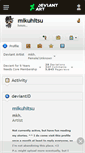 Mobile Screenshot of mikuhitsu.deviantart.com