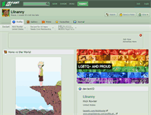 Tablet Screenshot of lilnanny.deviantart.com
