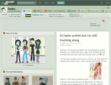 Tablet Screenshot of deaku.deviantart.com