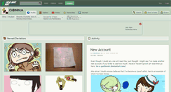 Desktop Screenshot of chbininja.deviantart.com