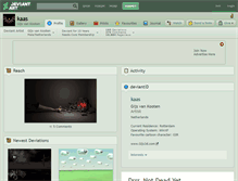 Tablet Screenshot of kaas.deviantart.com