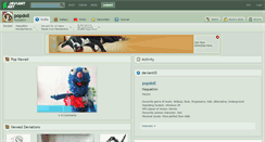 Desktop Screenshot of popdoll.deviantart.com