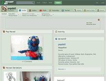 Tablet Screenshot of popdoll.deviantart.com