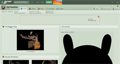 Desktop Screenshot of herrdocktor.deviantart.com