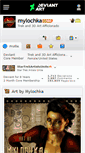 Mobile Screenshot of mylochka.deviantart.com