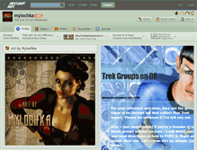 Tablet Screenshot of mylochka.deviantart.com
