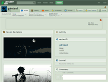 Tablet Screenshot of gdroland.deviantart.com