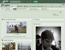 Tablet Screenshot of pathed.deviantart.com
