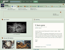 Tablet Screenshot of fuzzy.deviantart.com