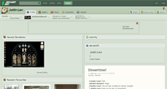 Desktop Screenshot of justin-law.deviantart.com
