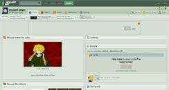 Desktop Screenshot of myomi-chan.deviantart.com