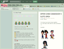 Tablet Screenshot of chibi-chibi-chibi-x3.deviantart.com