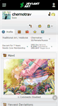 Mobile Screenshot of chernotrav.deviantart.com