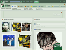 Tablet Screenshot of cbishop.deviantart.com