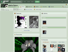 Tablet Screenshot of matrix-fans.deviantart.com