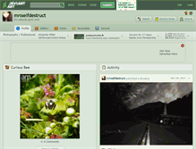 Tablet Screenshot of mrsselfdestruct.deviantart.com