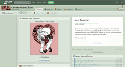 Desktop Screenshot of cassandraclare-club.deviantart.com