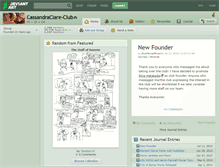 Tablet Screenshot of cassandraclare-club.deviantart.com