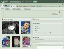 Tablet Screenshot of kaaryn.deviantart.com