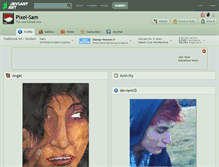 Tablet Screenshot of pixel-sam.deviantart.com