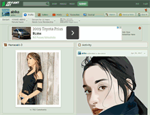 Tablet Screenshot of abiko.deviantart.com