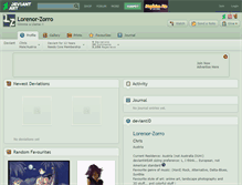 Tablet Screenshot of lorenor-zorro.deviantart.com
