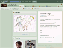 Tablet Screenshot of johnsherlock.deviantart.com