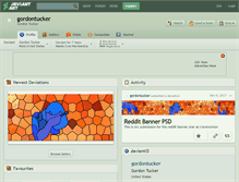 Tablet Screenshot of gordontucker.deviantart.com
