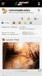 Mobile Screenshot of lemonadelesley.deviantart.com