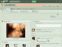 Tablet Screenshot of lemonadelesley.deviantart.com