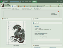Tablet Screenshot of darfishy.deviantart.com
