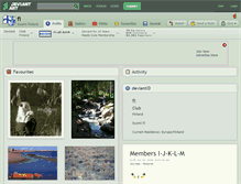 Tablet Screenshot of fi.deviantart.com