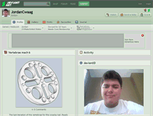 Tablet Screenshot of jordancwaag.deviantart.com