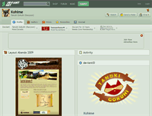 Tablet Screenshot of kohime.deviantart.com