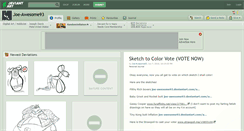 Desktop Screenshot of joe-awesome93.deviantart.com