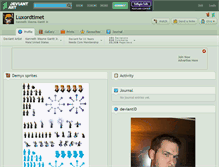 Tablet Screenshot of luxordtimet.deviantart.com