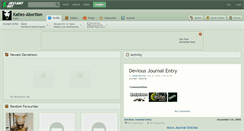 Desktop Screenshot of katies-abortion.deviantart.com