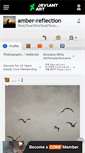 Mobile Screenshot of amber-reflection.deviantart.com